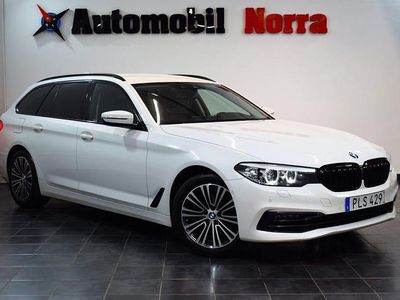 Vit Begagnad 2018 BMW 520 Sport Line Kombi | 199 900 kr