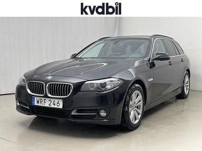 Svart Begagnad 2015 BMW 520 Kombi | 134 000 kr (Superpris)