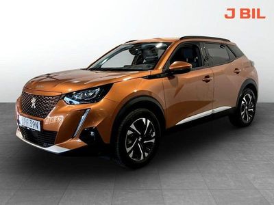 Begagnad Peugeot e-2008 Allure 100 kW (136 HK) 2021 Orange SUV