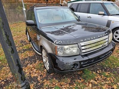 Begagnad Land Rover Range Rover Sport 191 HK (140 kW) 2007 Svart metallic SUV