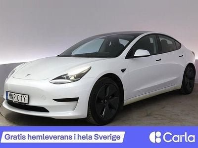 Begagnad Tesla Model 3 Standard Range Plus 235 kW (320 HK) 2023 Vit Sedan