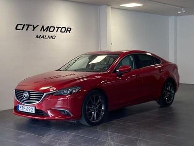 Begagnad Mazda 6 Optimum 192 HK (141 kW) 2017 Röd Sedan