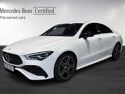 Begagnad Mercedes CLA200 Premium 163 HK (119 kW) 2024 Svart Sportkupé