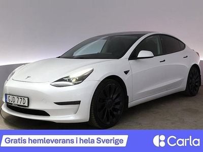 Begagnad Tesla Model 3 Performance 461 kW (627 HK) 2021 Vit Sedan