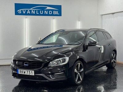 Svart Begagnad 2018 Volvo V60 R-Design Kombi | 209 800 kr (Bra pris)