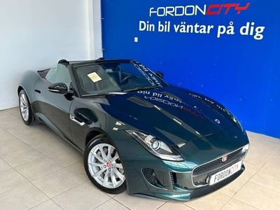 Begagnad Jaguar F-Type 340 HK (250 kW) 2016 Grön Cab