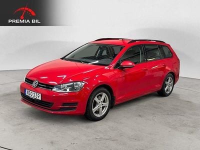 Röd Begagnad 2016 VW Golf VII Kombi | 84 900 kr (Bra pris)