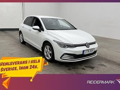 Vit Begagnad 2020 VW Golf VIII Halvkombi | 219 800 kr (Marknadspris)