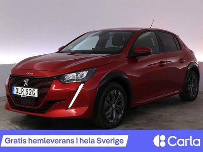 Röd Begagnad 2021 Peugeot e-208 Allure Halvkombi | 178 900 kr (Marknadspris)