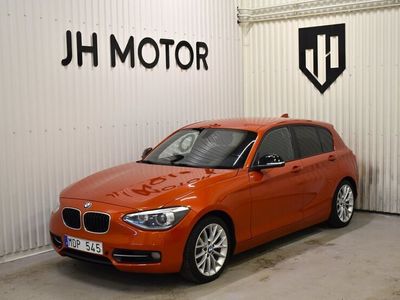 begagnad BMW 120 d 184hk 5-dörrars Sport line Drag/Mok/Låg skatt