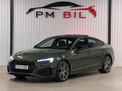 Begagnad Audi A5 Sportback S-Line 265 HK (194 kW) 2021 Grön Halvkombi