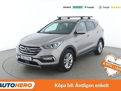 Begagnad Hyundai Santa Fe 203 HK (149 kW) 2016 Mörkgrå (grå) SUV