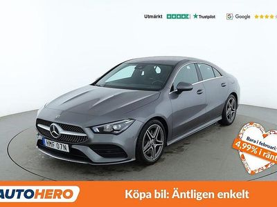 Begagnad Mercedes CLA200 AMG line 165 HK (121 kW) 2020 Mörkgrå Sportkupé