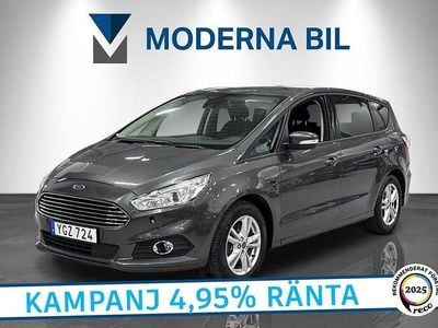 Grå Begagnad 2016 Ford S-MAX Trend Minibuss | 189 400 kr (Lite dyr)