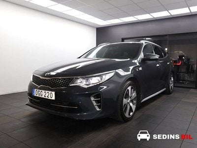 Grå Begagnad 2017 Kia Optima GT-Line Kombi | 119 900 kr (Marknadspris)