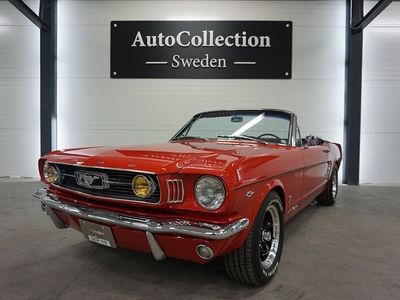 begagnad Ford Mustang GT 1966 Convertible Äkta A-code Totalrenoverad