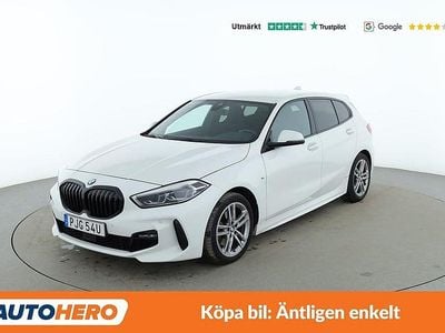 Begagnad BMW 118 M Sport 137 HK (100 kW) 2020 Vit Halvkombi
