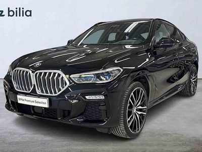 Svart Begagnad 2021 BMW X6 SUV | 699 900 kr