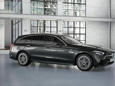 Grå ( grafitgrå metallic) Ny 2025 Mercedes C300e Kombi | 671 250 kr (Lite dyr)