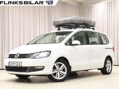Vit Begagnad 2021 VW Sharan Minibuss | 369 700 kr (Lite dyr)