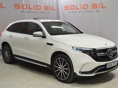 Vit (polar white ) Begagnad 2022 Mercedes EQC400 AMG SUV | 379 000 kr (Bra pris)