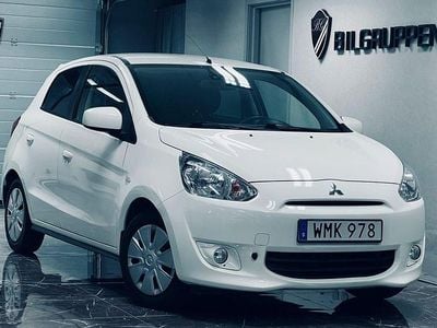 Begagnad Mitsubishi Space Star 81 HK (59 kW) 2013 Vit Kombi