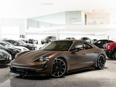 Begagnad Porsche Taycan 4S 360 kW (490 HK) 2021 Brun Sedan