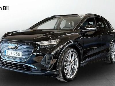Begagnad Audi Q4 e-tron S-Line 150 kW (204 HK) 2023 Mytsvart metallic SUV