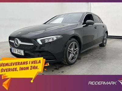 Svart Begagnad 2022 Mercedes A250 AMG | 289 800 kr (Marknadspris)