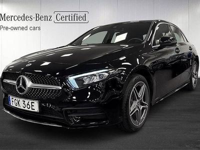 Svart Begagnad 2022 Mercedes A250 AMG Halvkombi | 349 000 kr (Lite dyr)