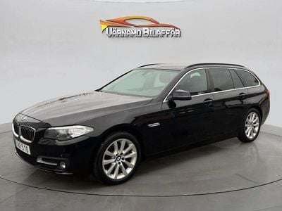 Svart Begagnad 2016 BMW 520 Kombi | 169 800 kr (Marknadspris)