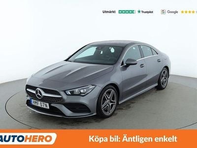 Begagnad Mercedes CLA200 AMG line 165 HK (121 kW) 2020 Mörkgrå Sportkupé