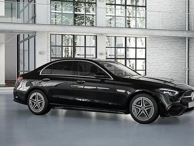 Svart Ny 2025 Mercedes C300e AMG Sedan | 709 100 kr (Dyr)
