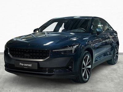Begagnad Polestar 2 Standard Range Single Motor 200 kW (272 HK) 2021 Blå Halvkombi