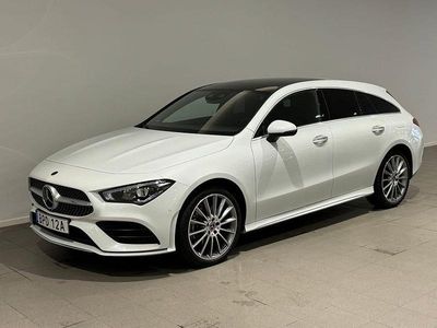 Vit Begagnad 2023 Mercedes CLA250 Shooting Brake AMG Kombi | 349 500 kr