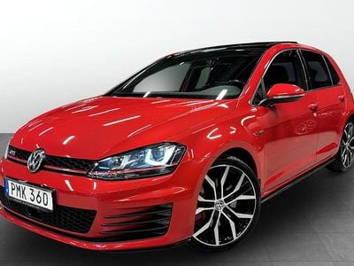 Röd Begagnad 2015 VW Golf VII GTI Halvkombi | 199 900 kr (Marknadspris)