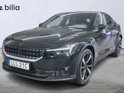 Begagnad Polestar 2 Long Range Dual motor 303 kW (413 HK) 2021 Svart Halvkombi