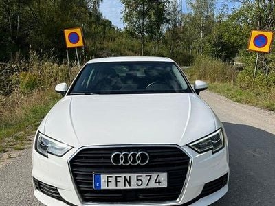 Begagnad Audi A3 150 HK (110 kW) 2018 Vit Sedan