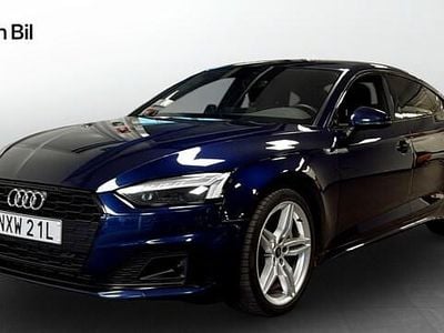 Navarrablå metallic Begagnad 2021 Audi A5 Sportback Advanced Plus Halvkombi | 299 000 kr