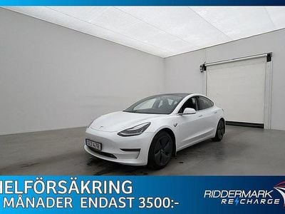 Vit Begagnad 2019 Tesla Model 3 Long Range AWD Sedan | 244 800 kr (Marknadspris)