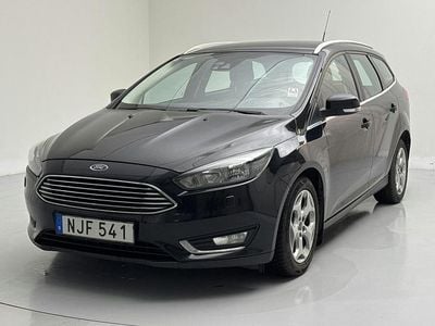 Svart Begagnad 2016 Ford Focus Titanium Kombi | 76 000 kr (Bra pris)