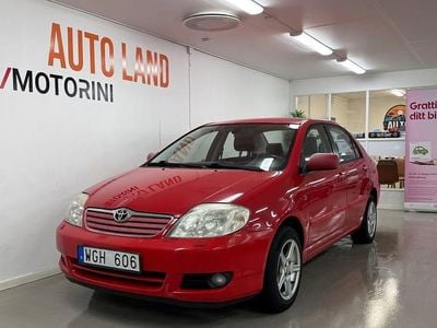 Begagnad Toyota Corolla 110 HK (80 kW) 2004 Röd Sedan