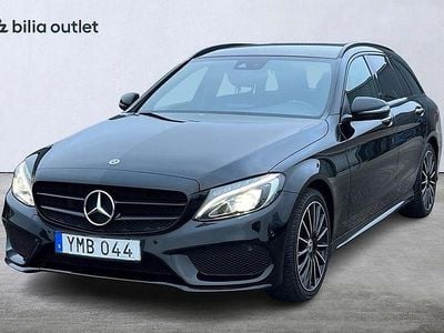 Begagnad Mercedes C220 AMG 171 HK (125 kW) 2017 Svart Kombi