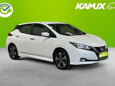 Vit Begagnad 2021 Nissan Leaf 360º Halvkombi | 179 900 kr (Bra pris)