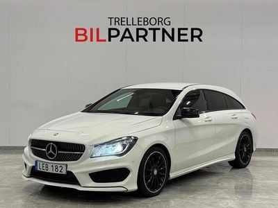Begagnad Mercedes CLA220 Shooting Brake AMG 177 HK (130 kW) 2015 Vit Kombi