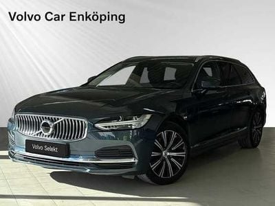Begagnad Volvo V90 Inscription 344 HK (253 kW) 2020 Blå Kombi