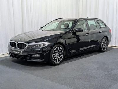 Begagnad BMW 520 Sport Line 190 HK (139 kW) 2017 Svart Kombi