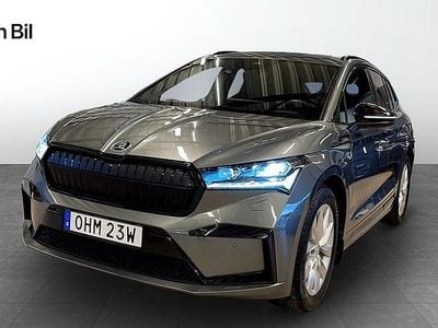 Grå Begagnad 2022 Skoda Enyaq iV SportLine SUV | 429 900 kr (Marknadspris)