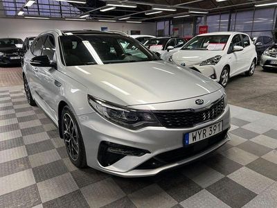 Begagnad Kia Optima GT-Line 136 HK (100 kW) 2018 Grå (gråmetallic) Kombi