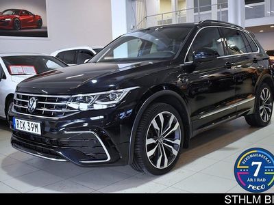 Svart Begagnad 2023 VW Tiguan R-line SUV | 369 000 kr (Marknadspris)